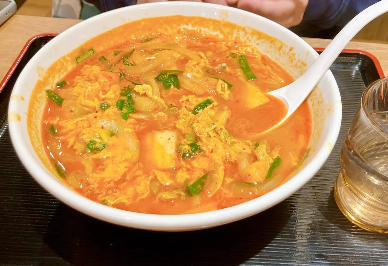 2026年3月「日高屋 上大岡西口南店」チゲ味噌ラーメン