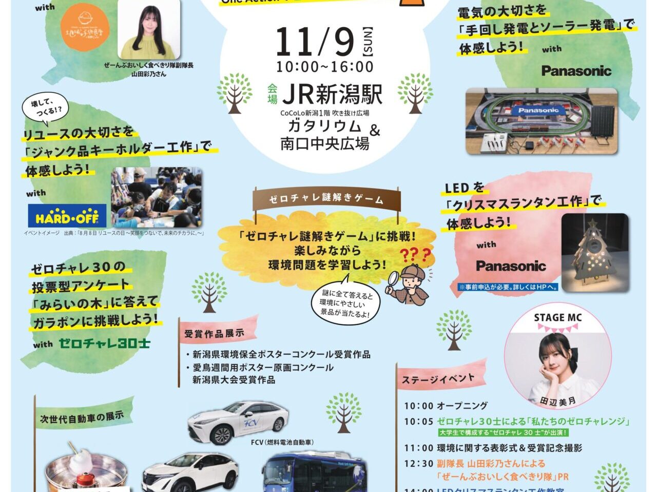 にいがた環境フェスティバル2025のチラシ