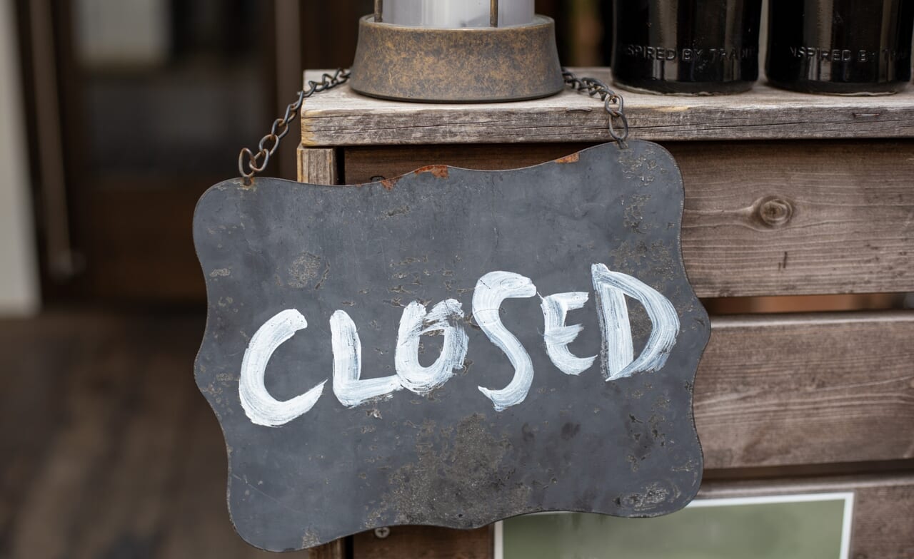 写真acフリー素材「closed」