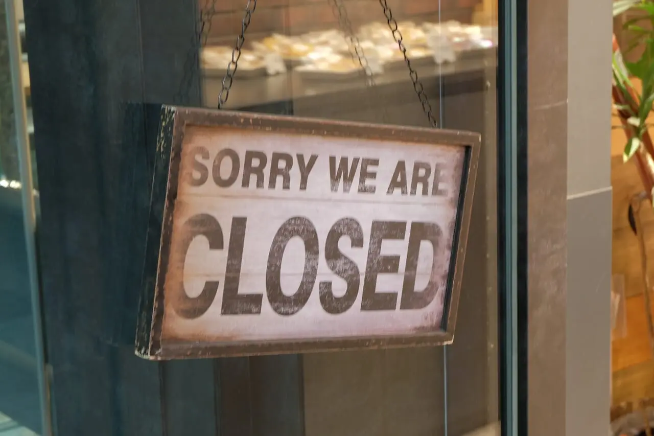 写真acフリー素材「closed」