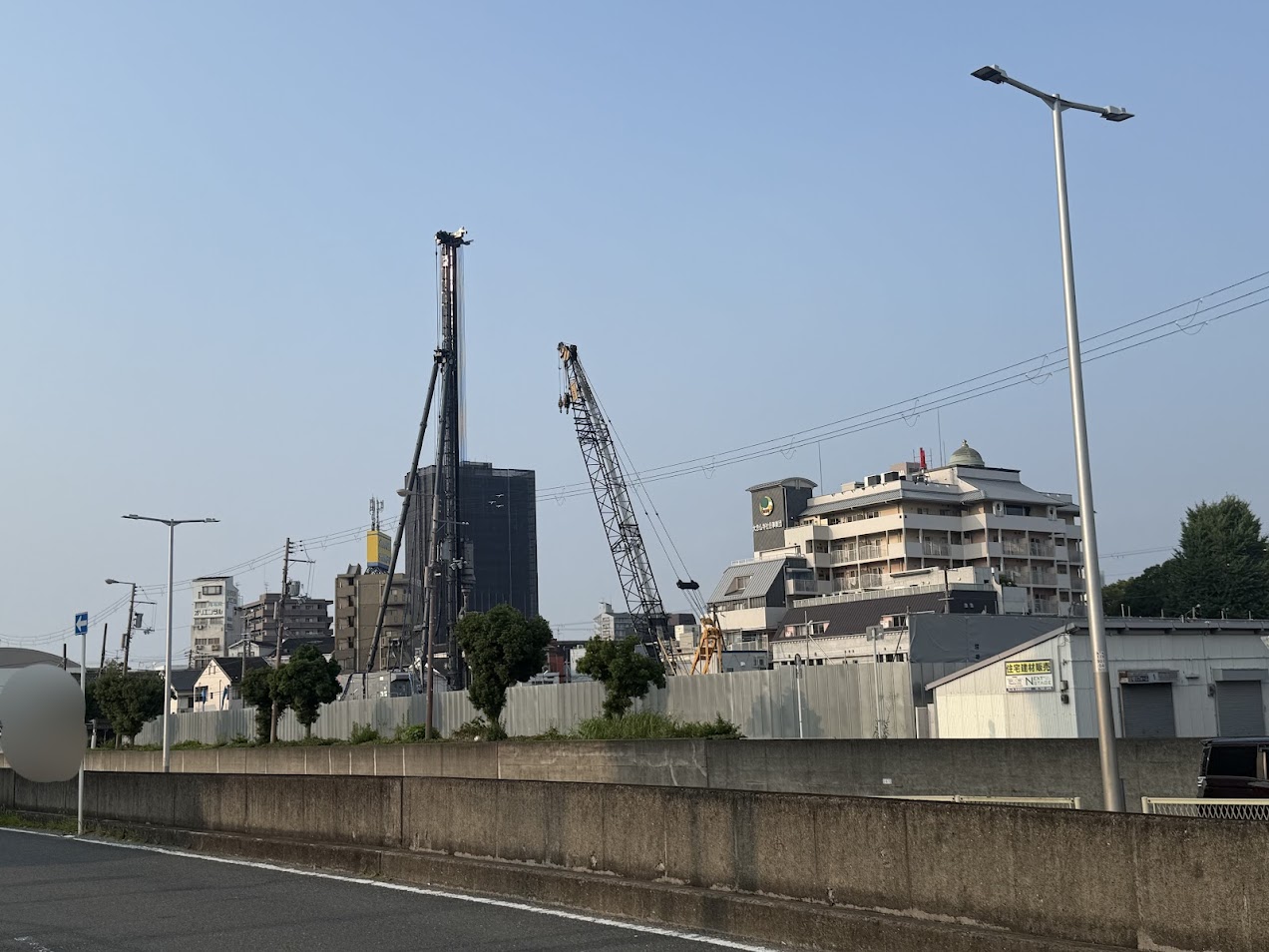 平野第2住宅1号館建設工事現場5