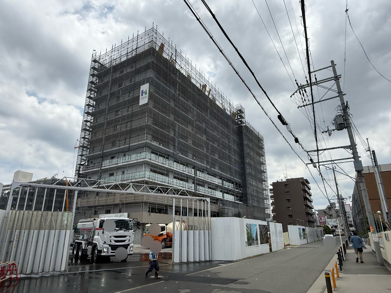 Osaka Metro谷町線駅前大規模開発プロジェクト工事現場4