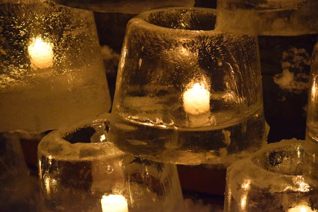 アイスキャンドルのイメージ写真