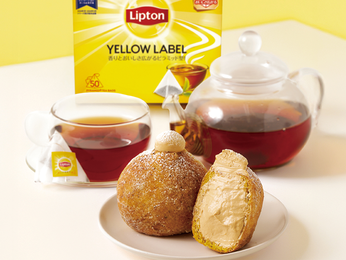 ユニドーナッツとリプトン紅茶のコラボ