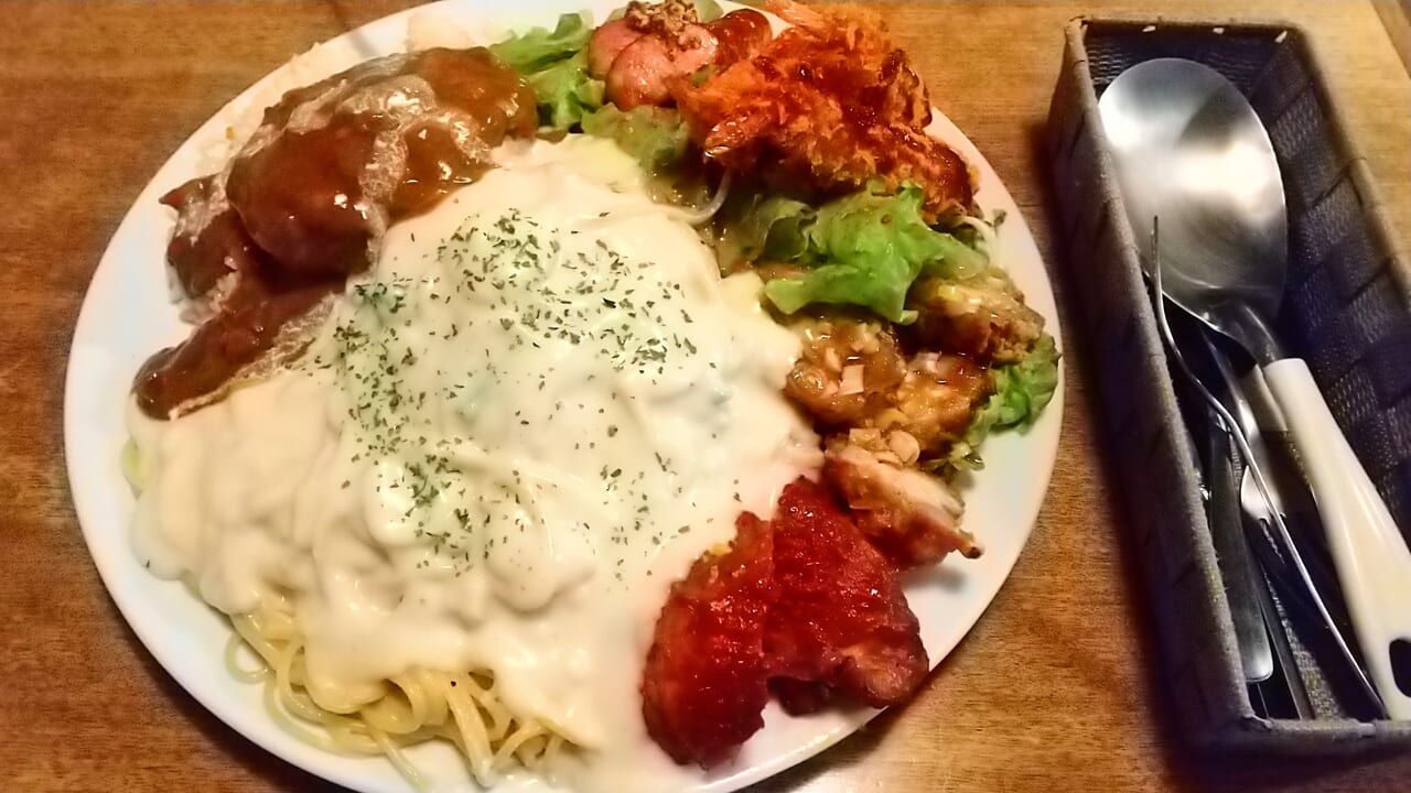 ウッディ盛りの大盛サイズ