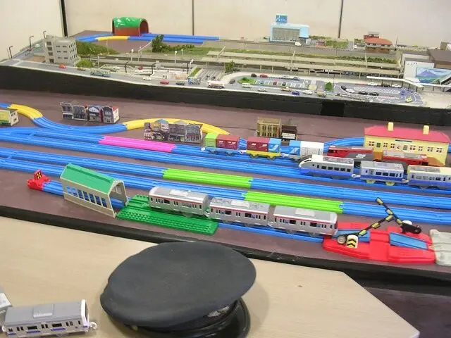 鉄道模型ショーのジオラマ