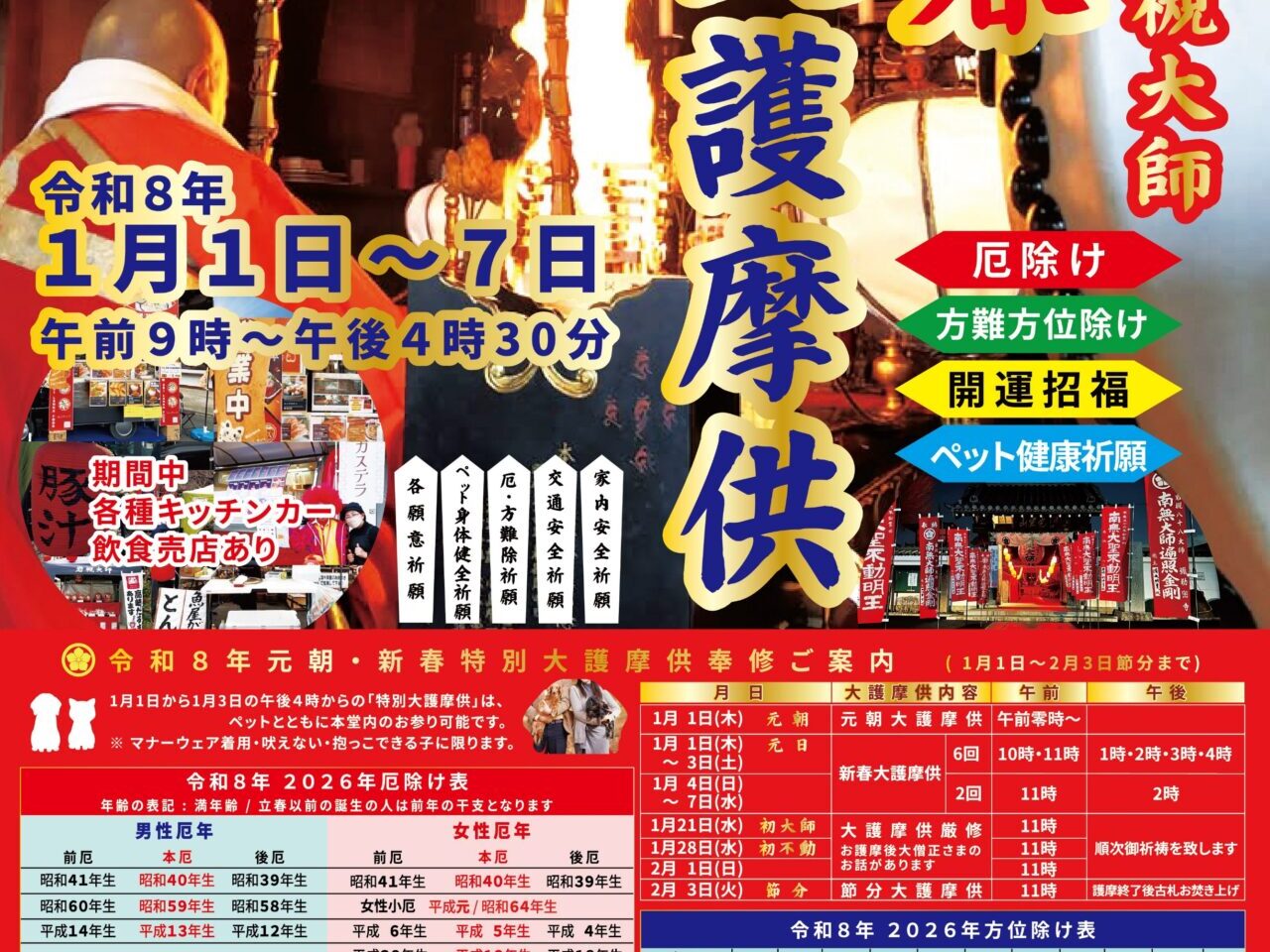 岩槻大師 新春特別 大護摩供