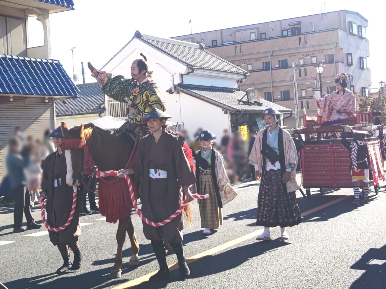 城下町岩槻鷹狩り行列