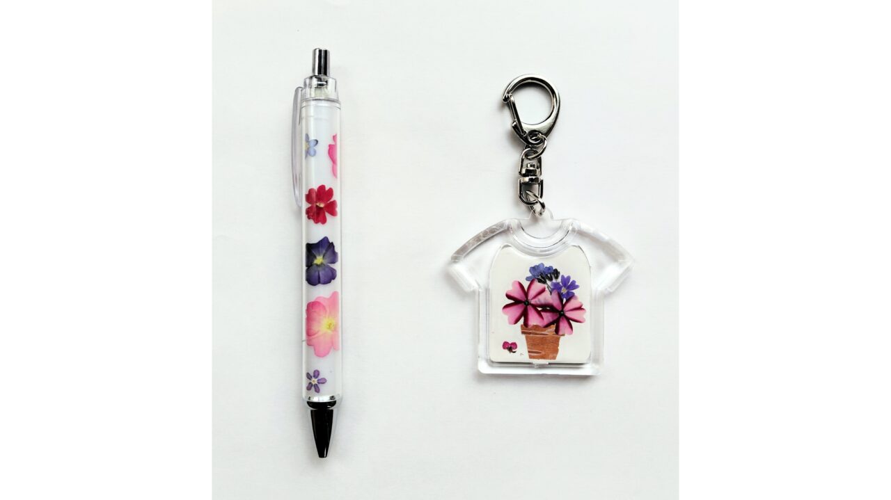 春の押し花体験