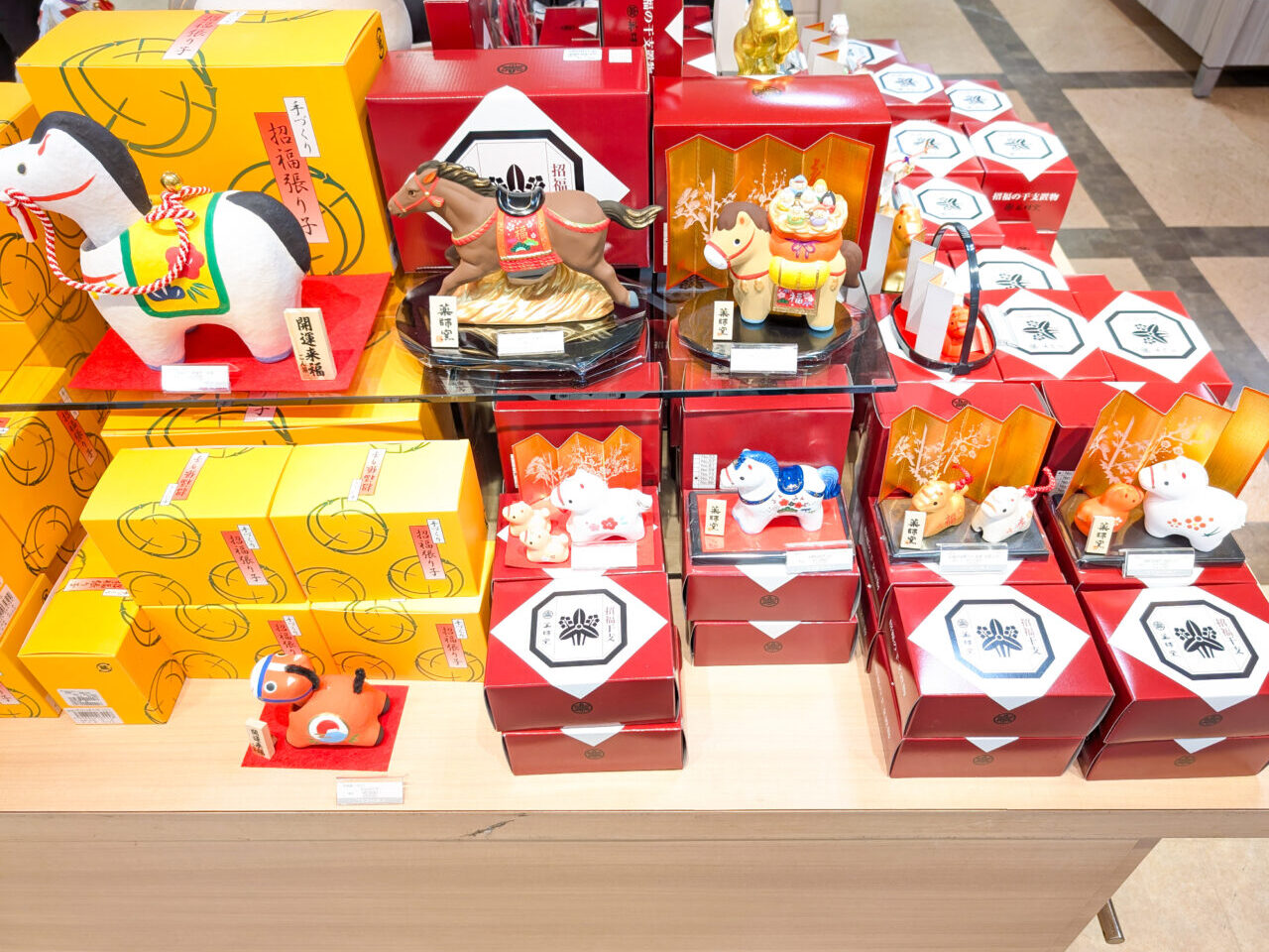 東急百貨店の迎春用品会場