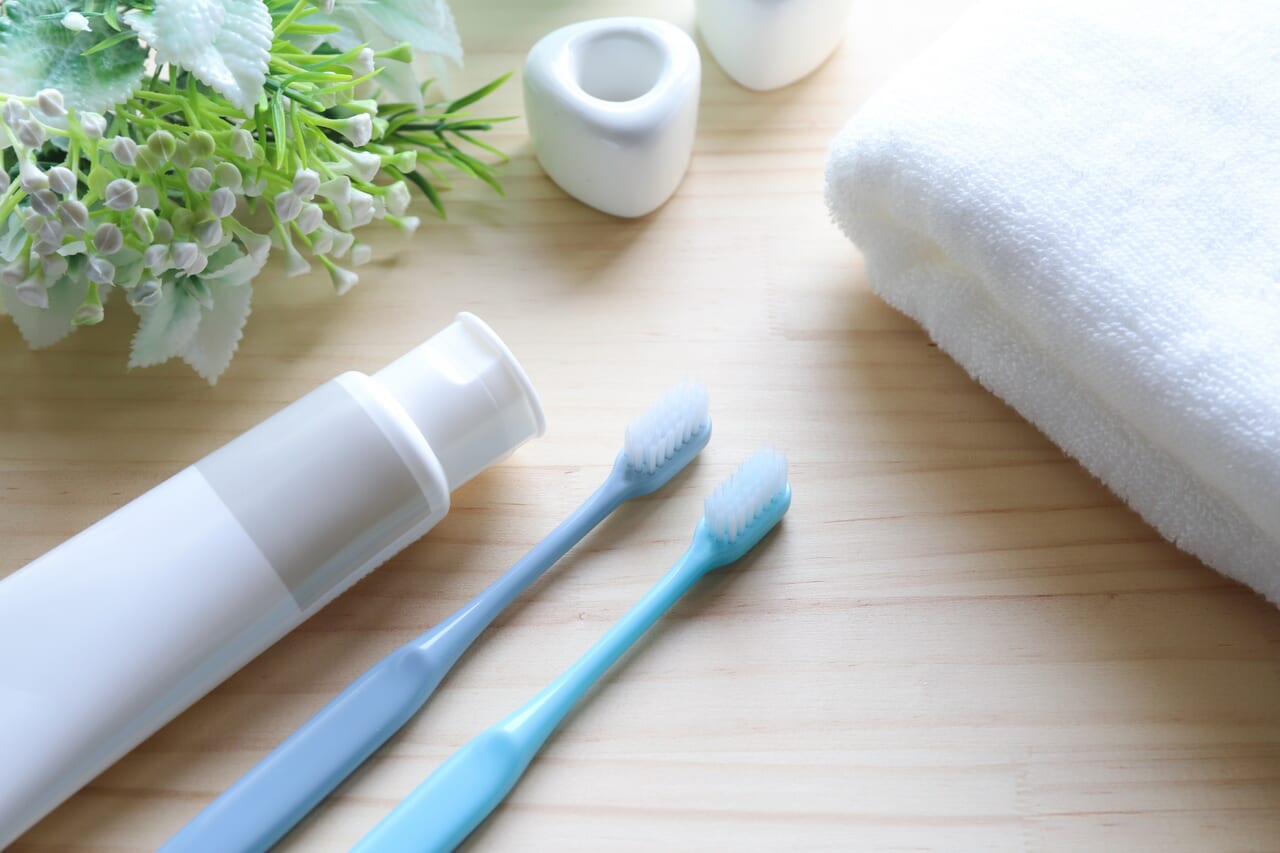 歯磨きグッズのイメージ