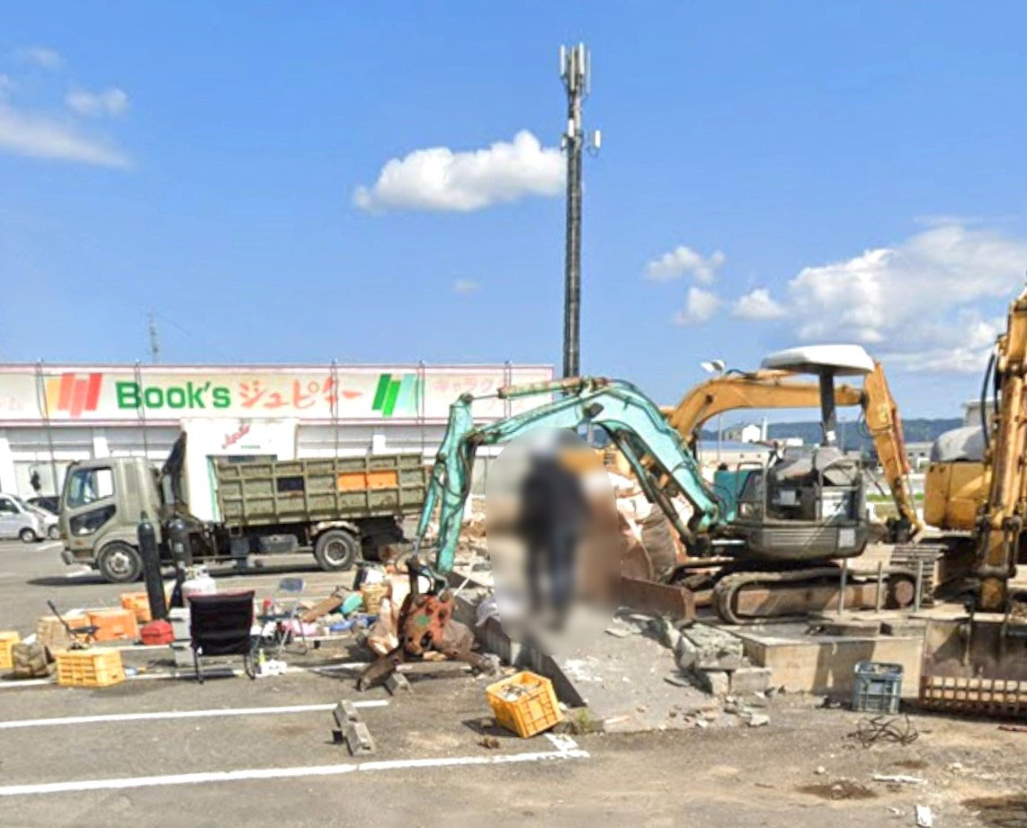 「ケンタッキー徳島藍住店」建築中の様子。画像提供：「情報提供者名は非公開希望」様