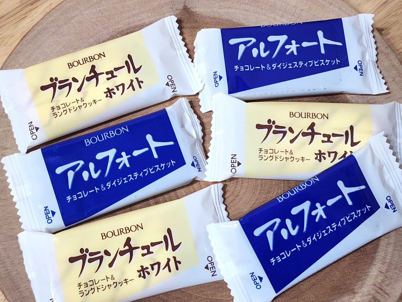 「アルフォート」と「ブランチュール」。配布されるものとは異なります。イメージです。