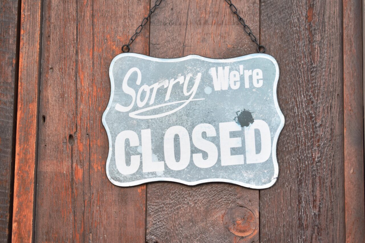 閉店のイメージ