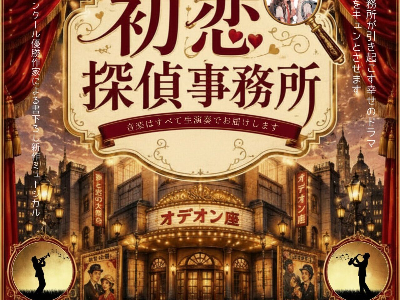 劇場「オデオン座」で開催予定「こちら初恋探偵事務所」イベント関連画像。画像提供：「関係者」様