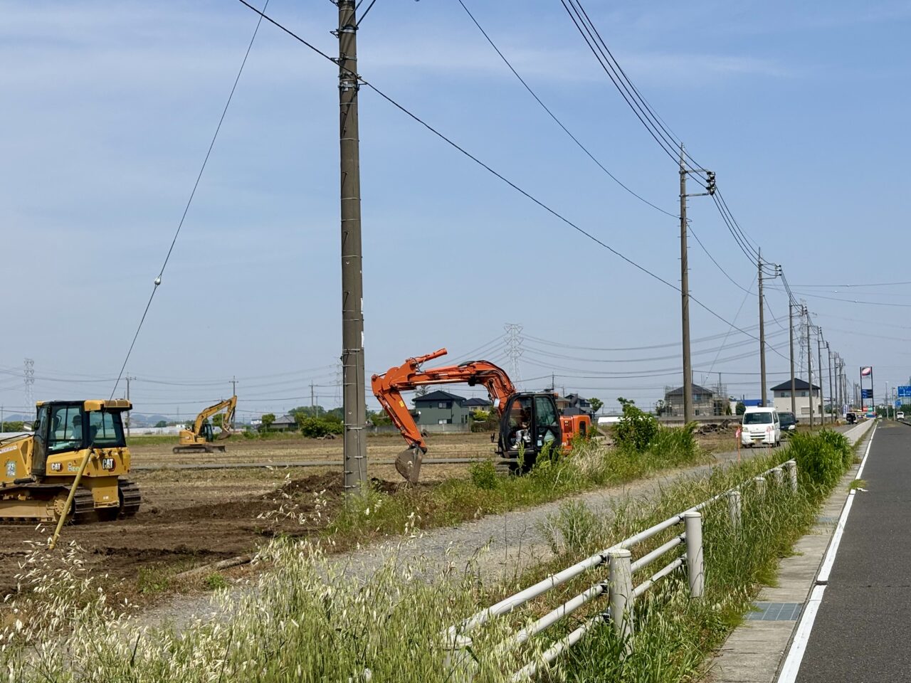 2026年5月23日フレッセイ境町北側工事現場
