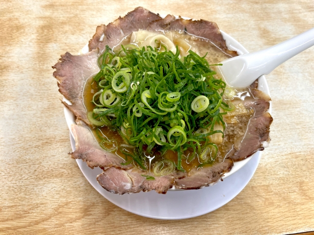 来来亭のラーメン