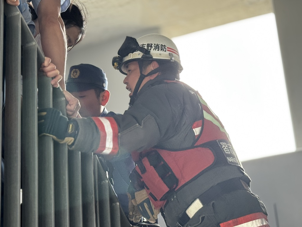 群集事故対応合同訓練