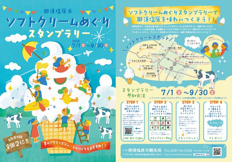ソフトクリームスタンプラリー2025-01