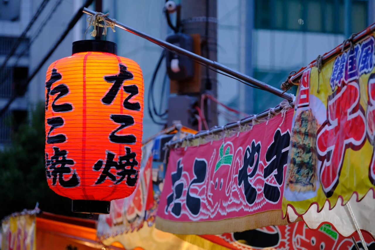 お祭りの屋台