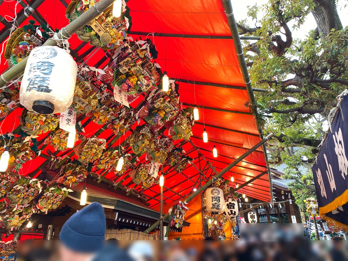 目黒大鳥神社2024年は酉の市が3回あります