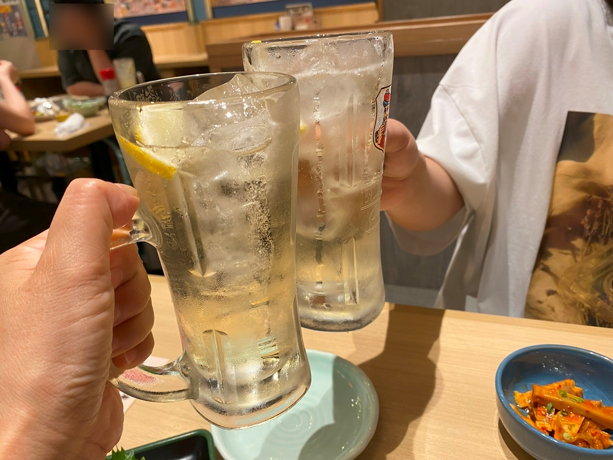 大特価のウイスキーハイボール