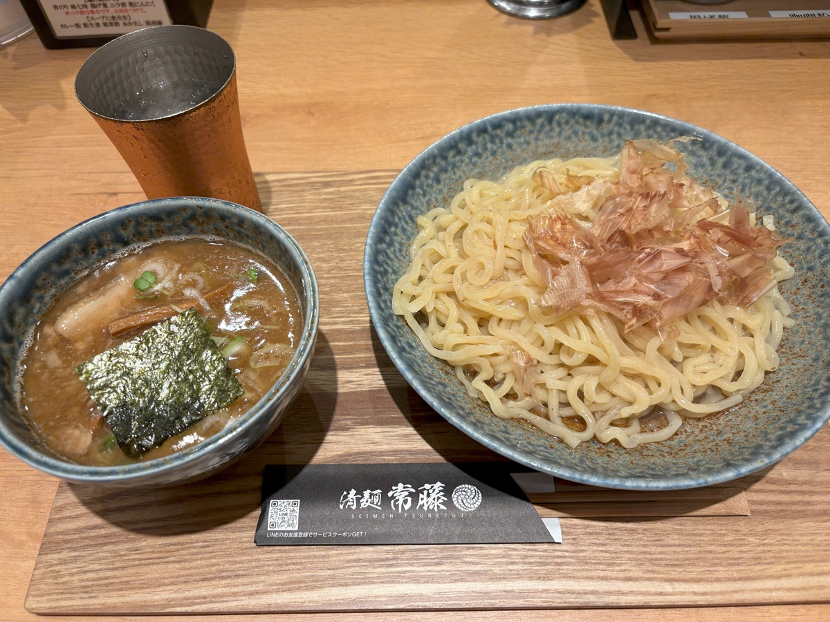 梅かつお　つけ麺（並）