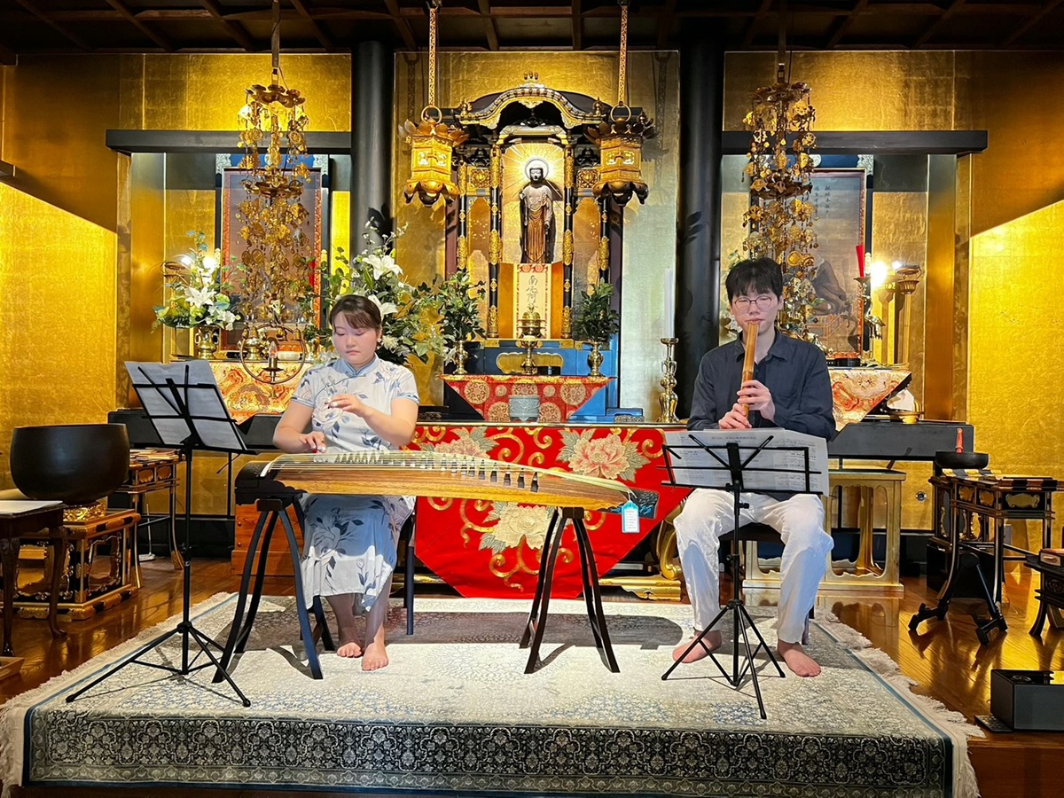 中国伝統楽器コンサート in 正覚寺 若き演奏家たちの音楽会