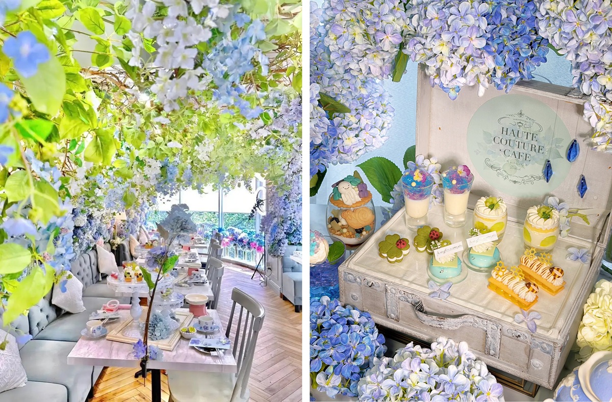 HAUTE COUTURE CAFE 中目黒 あじさいアフタヌーンティー