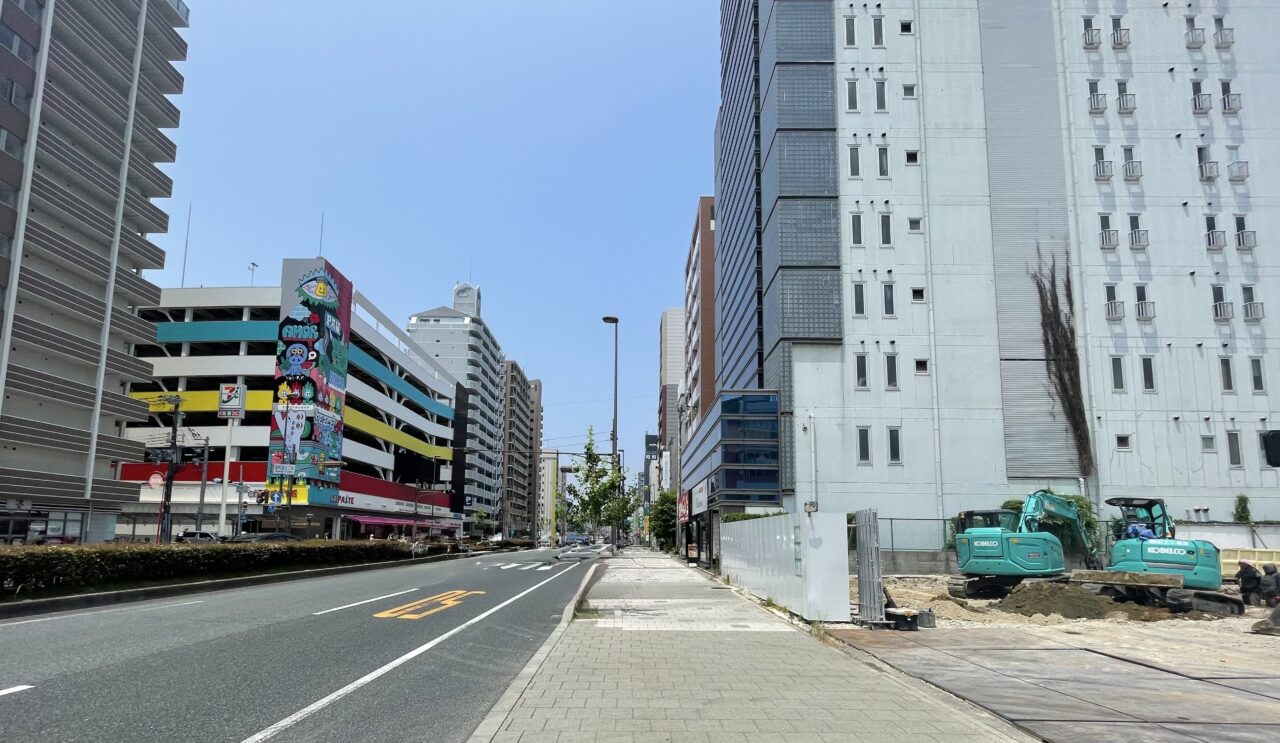 マクドナルド東難波町工事現場３