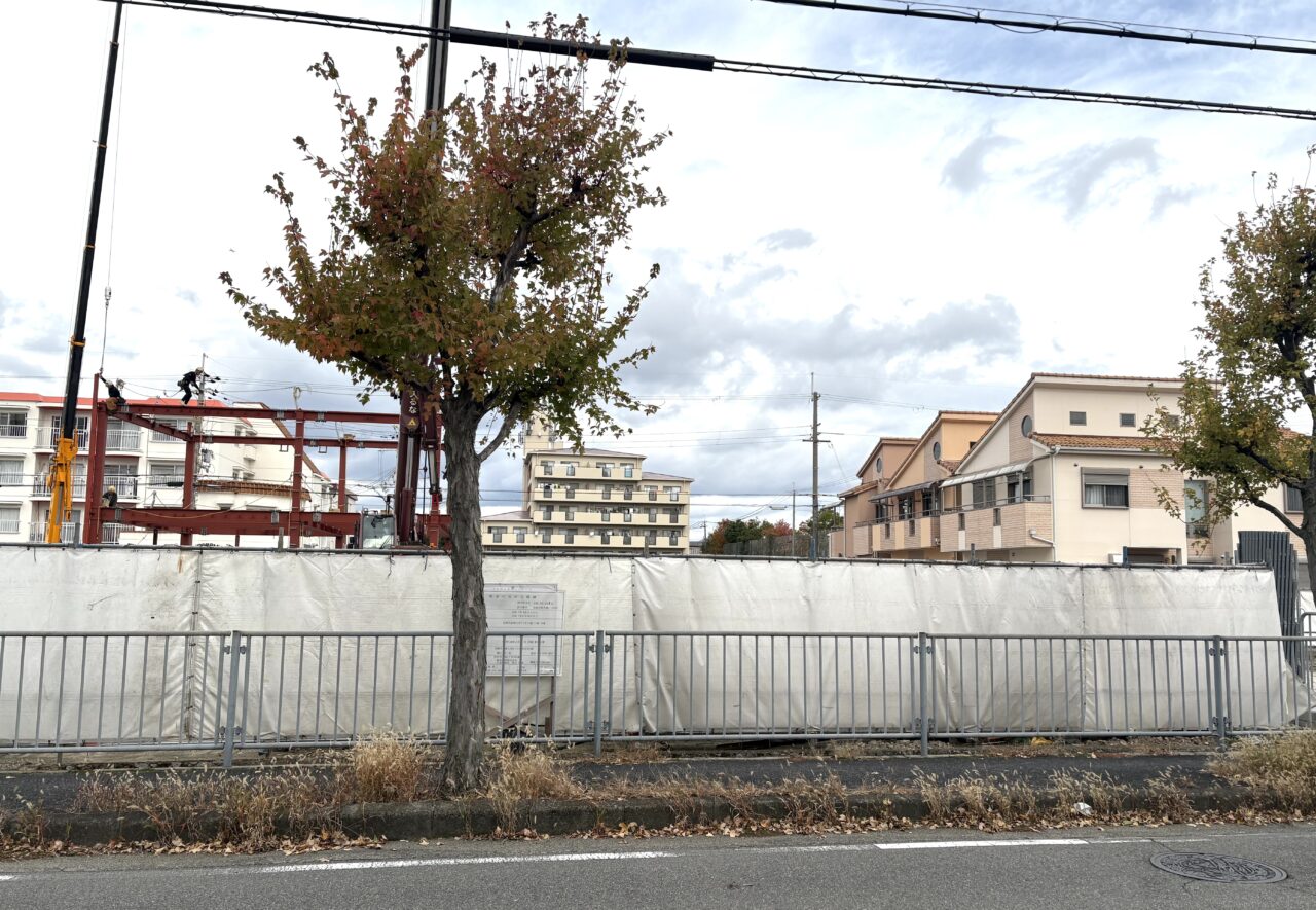 スーパーオオジ武庫之荘北　工事現場３