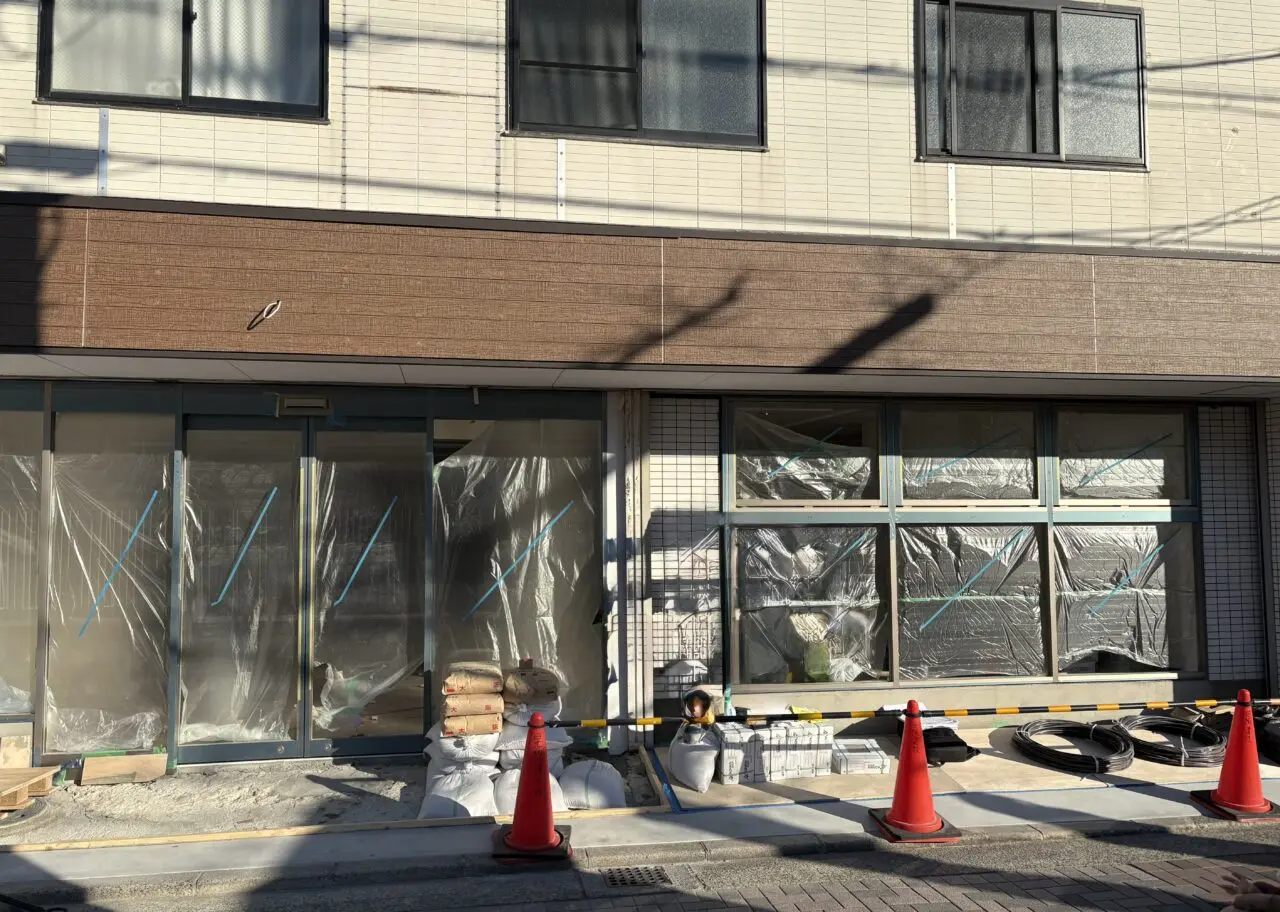 旧洋菓子工房エトワール　工事現場
