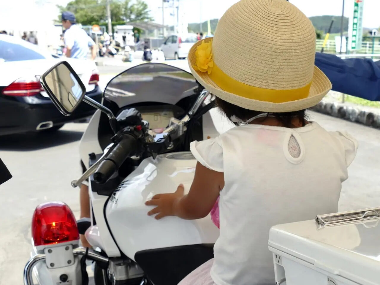 白バイ乗車体験イメージ