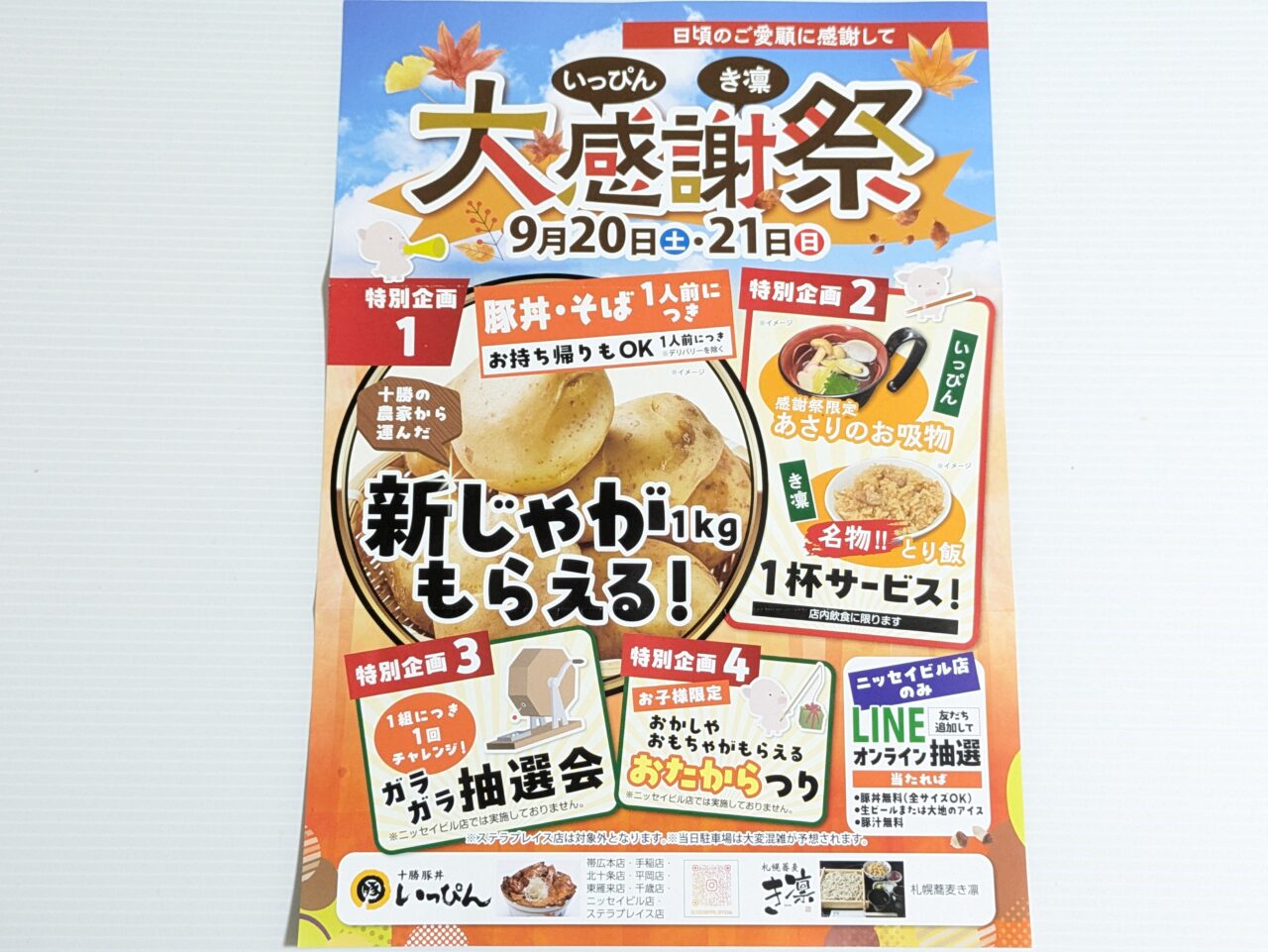 いっぴん　豚丼　じゃがいも