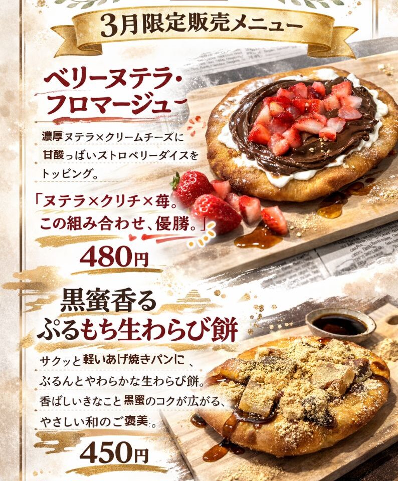 限定揚げ焼きパン