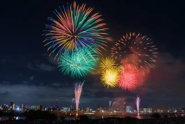 石巻川開き　イメージ花火