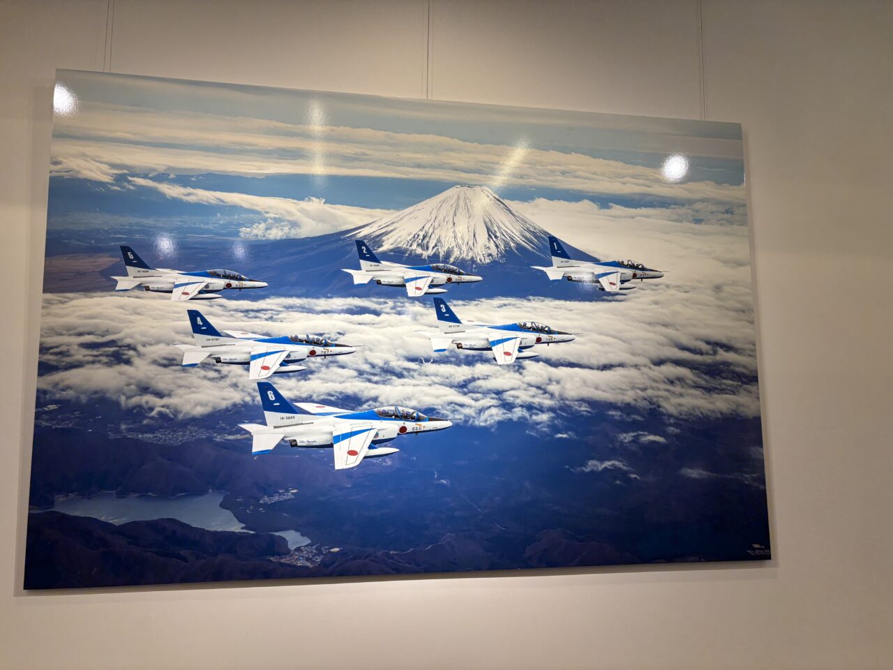 gallery黒澤英介 富士山とブルーインパルス