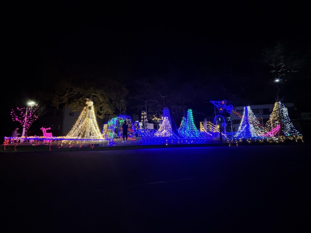 三角公園　イルミネーション