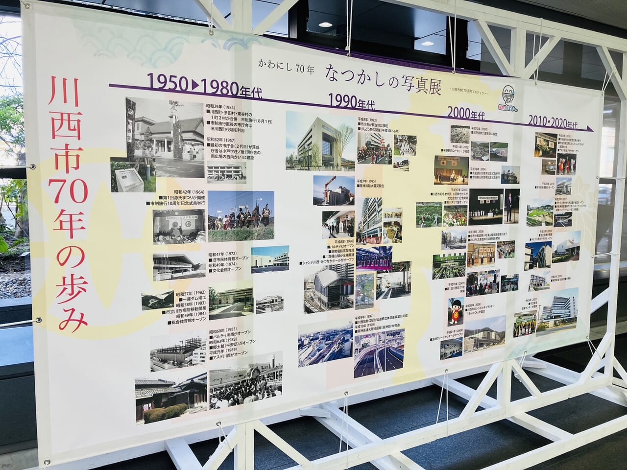 川西市】市制70周年を記念して、川西市の過去を振り返る写真展の第1弾が川西市役所で開催されています！ | 号外NET 宝塚市・川西市