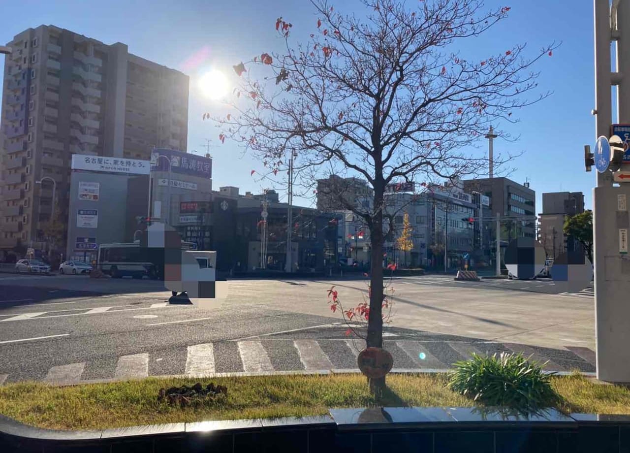 御器所の交差点