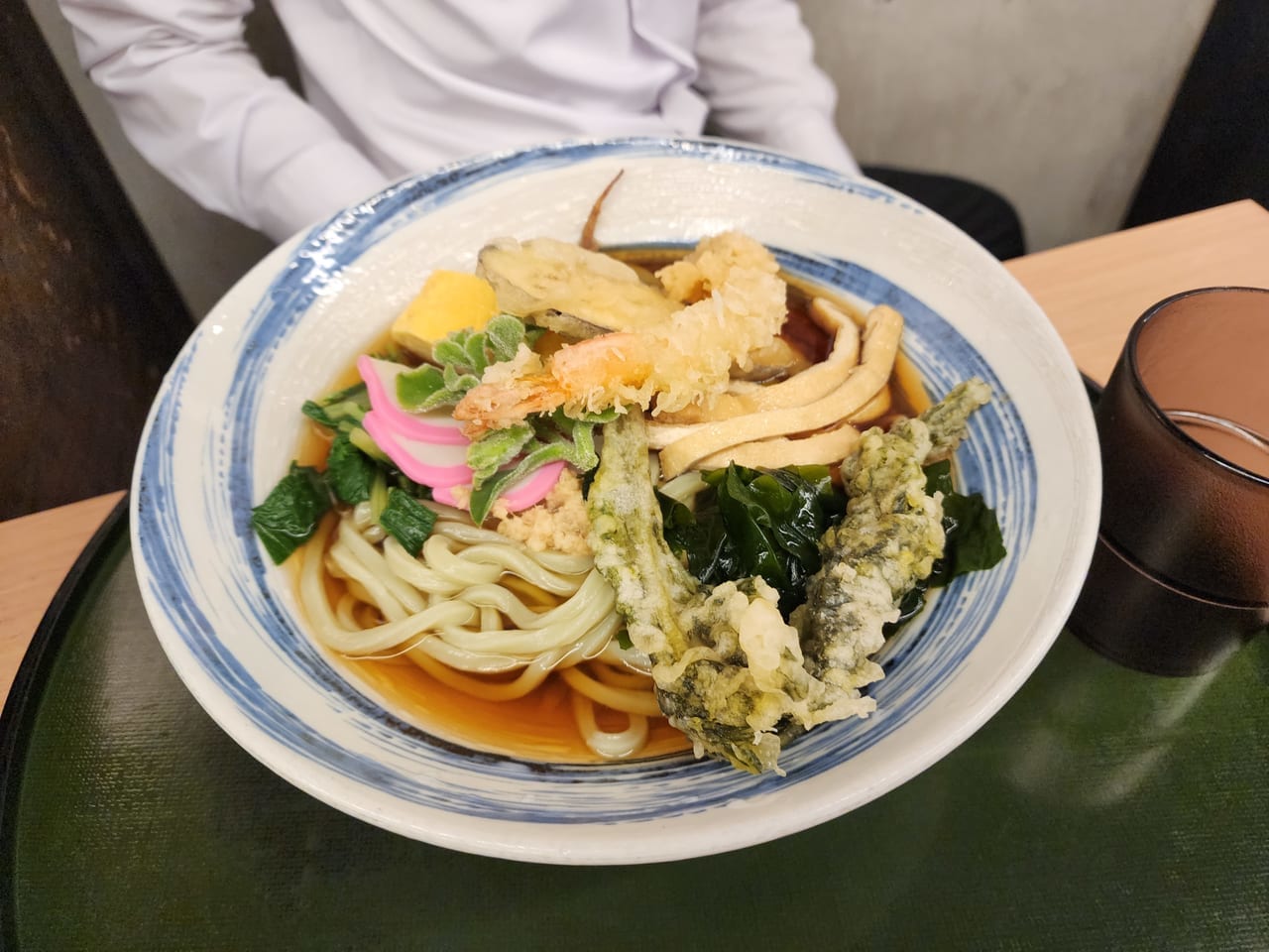 抹茶うどんとスイーツ