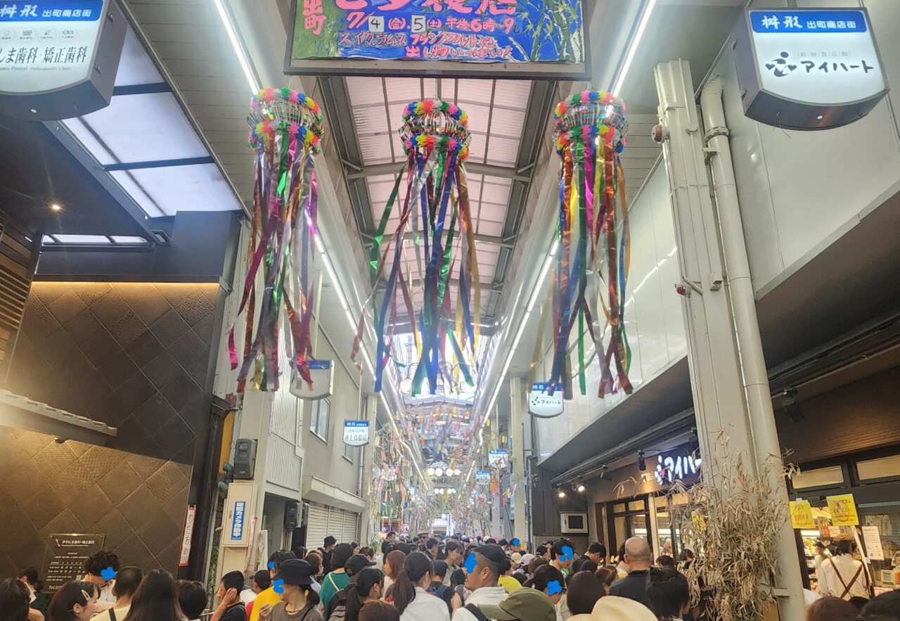 七夕夜店