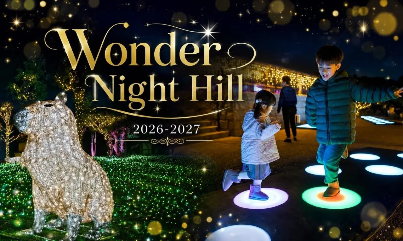 ハーベストの丘のイルミネーション「Wonder Night Hill 2026-2027」