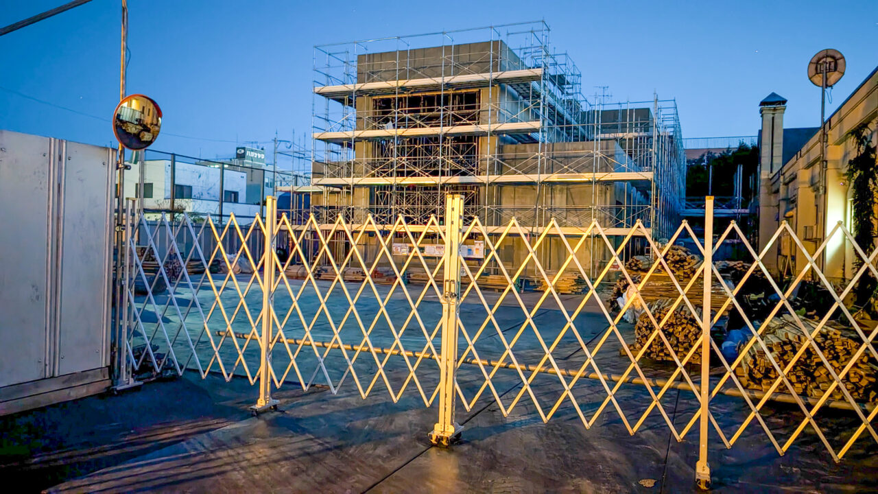 10条通の新築工事