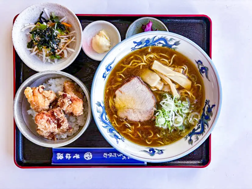 そば源　三番舘店　正油ラーーメンセット
