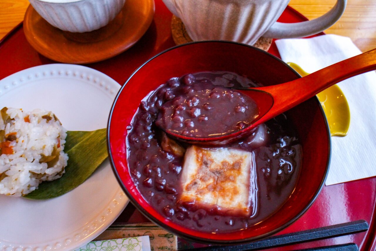 コトリのおしるこセット