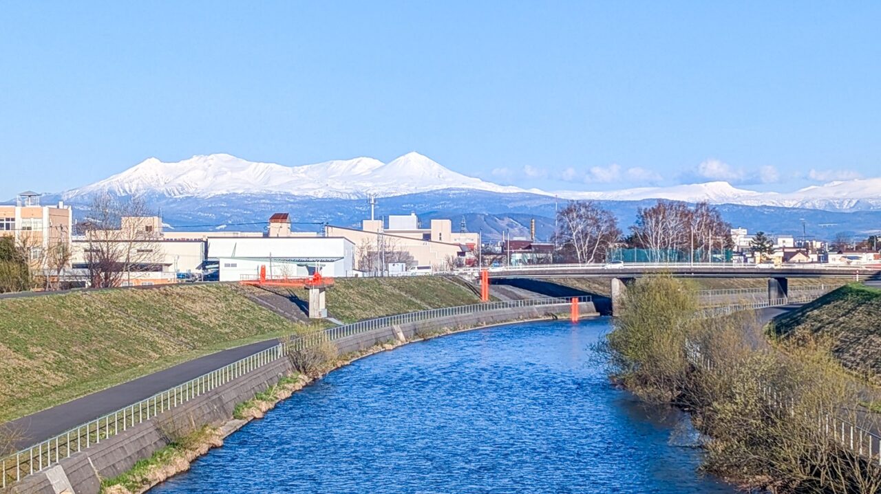 大雪山連峰の風景