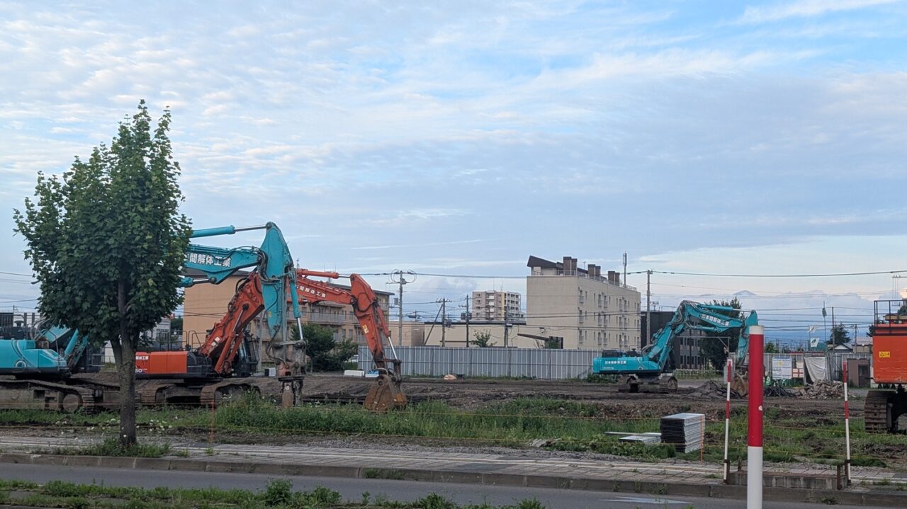 JR北海道社宅解体工事