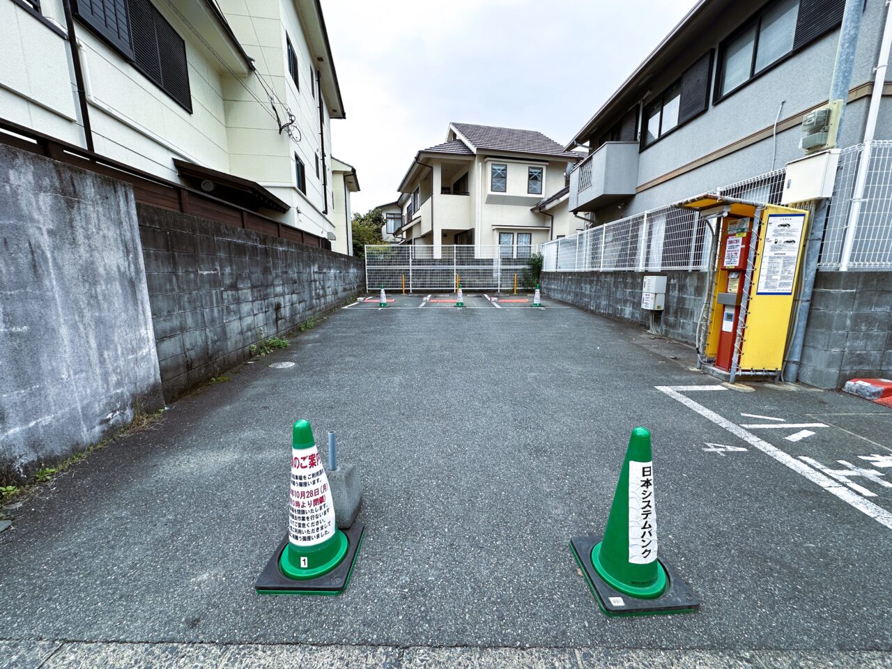 イベント時に便利だった駐車場が閉鎖。唐人町で貴重なコインパーキングでした。