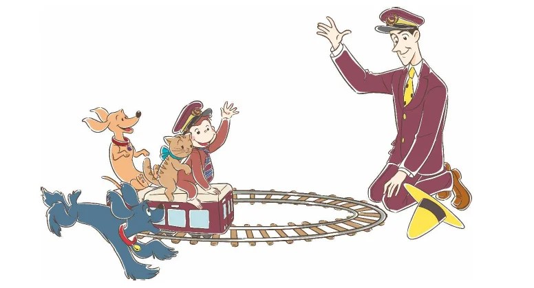おさるのジョージ×阪急電車